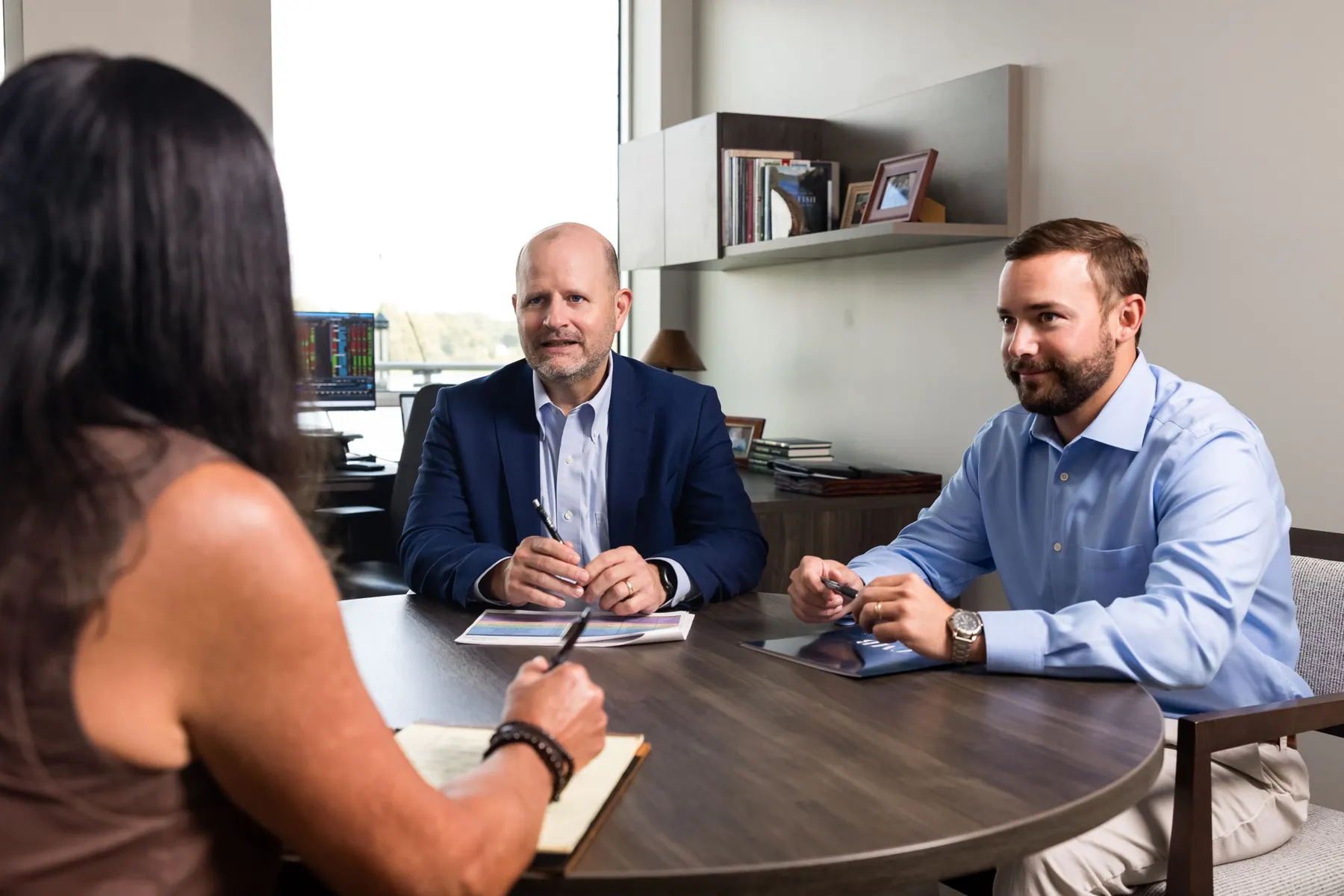 Families & individuals meeting with TMB advisors